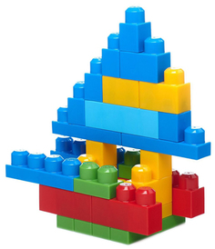 Конструктор Mega Bloks First Builders DCH55 Большая сумка строителя, 1шт.