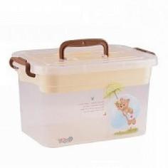 Контейнер для детской аптечки ПолимерБыт Polly с вкладышем 6,5 л, 1шт.