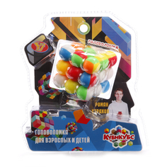 Игрушка-головоломка Наша игрушка КубиКубс: Куб-шарики, 1шт.