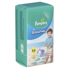 Трусики-подгузники Pampers «Splashers» для плавания Junior-Extra Large (14 кг) 10 шт, 1шт.
