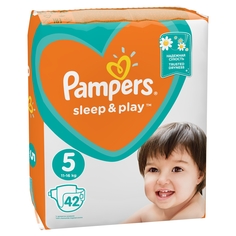 Подгузники Pampers «Sleep & Play»Junior (11-18 кг) 42 штук, 1шт.