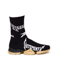Черные кроссовки-носки Reebok Vetements
