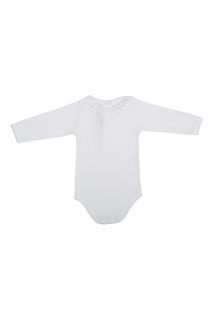 Белое хлопковое боди Cygne Bonpoint