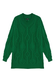 Зеленый пуловер объемной вязки Bev Isabel Marant