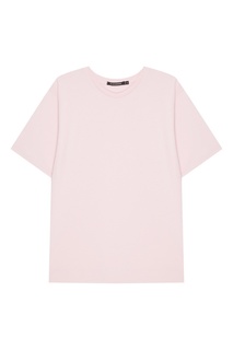 Розовая свободная футболка Blank.Moscow