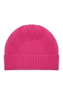 Розовая шапка с отворотом Allude