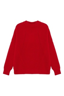 Красный вязаный свитер Erma