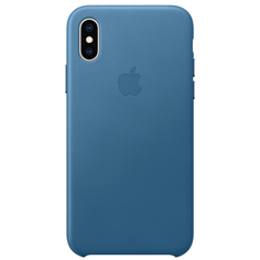 Чехол Apple iPhone XS Max Leather Case Cape Cod Blue
