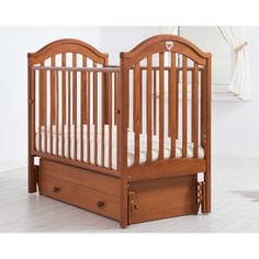 Кроватка Гандылян Софи универсальный маятник/ящик вишня/кристалы Swarovski К2002-25УВ