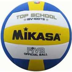 Мяч волейбольный Mikasa ISV100TS, размер 5, цвет бел-жел-син