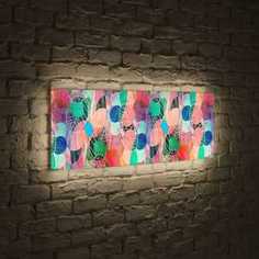 FotonioBox Лайтбокс панорамный Листья 45x135-p028