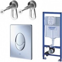 Инсталляция для унитаза Grohe Rapid SL с креплением и клавишей (38721001)