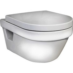 Унитаз подвесной безободковый Gustavsberg Hygienic Flush WWS с сиденьем Hygienic Flush (5G84HR01)