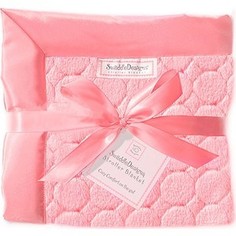 Детский плед SwaddleDesigns Stroller Blanket Pink Puff Circles(SD-168P)