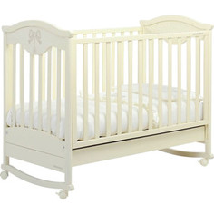 Кроватка Foppapedretti Charmant автостенка колесо качалка ящик 125x65 см Lattemiele KFC-00739900172505