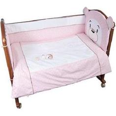 Комплект в кроватку Сонный Гномик Умка 7 предметов розовый (КСУ7-0488776/2)