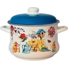 Кастрюля эмалированная 5.0 л Metrot Эмина Дача (137014)