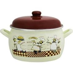 Кастрюля эмалированная 4.0 л Metrot Эксклюзив Повара (120065)