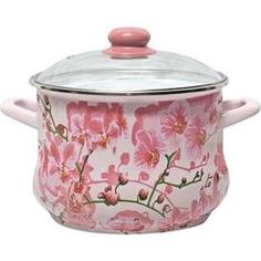 Кастрюля эмалированная 5.0 л Metrot Эмина Сакура (098077)