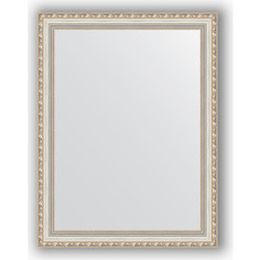 Зеркало в багетной раме поворотное Evoform Definite 65x85 см, версаль серебро 64 мм (BY 3174)