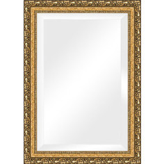Зеркало с фацетом в багетной раме поворотное Evoform Exclusive 75x105 см, виньетка бронзовая 85 мм (BY 1300)