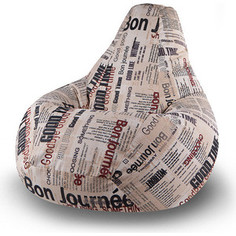 Кресло мешок Пуфофф Newspaper XL