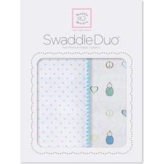 Набор пеленок SwaddleDesigns Swaddle Duo BL Peace/LV/SW (SD-185B)