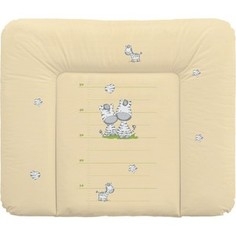 Матраc пеленальный Ceba Baby 70*85 см мягкий на комод Zebra yellow W-134-002-141