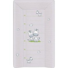 Матраc пеленальный Ceba Baby 70 см мягкий с изголовьем Zebra grey W-103-002-260