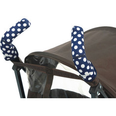 Чехлы Choopie CityGrips (Сити Грипс) на ручки для коляски-трости 367/4226 polka-dot navy