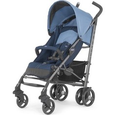 Коляска трость Chicco Lite Way Top Stroller цвет Blue с бампером