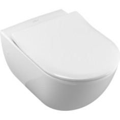 Унитаз подвесной Villeroy Boch Subway с сиденьем микролифт, белый альпин (6600 1001, 9M65 S101)