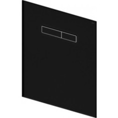 Верхняя панель TECE lux механическое управление смыва, стекло чёрное, клавиши чёрные (9650005)