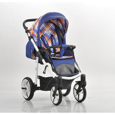 Коляска прогулочная Mr Sandman Traveler Premium Синий - Кантри - Синий (KMSTP-0610SL05)