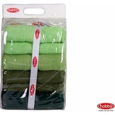 Набор из 4 полотенец Hobby home collection Rainbow 70x140 см 4 штуки зеленый (1501001202)