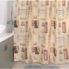 Штора для ванной Milardo British signs 180x200 см (870P180M11)
