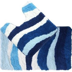 Набор ковриков для ванной IDDIS Blue Wave 50x80 и 50x50 см (480M580i13)