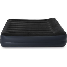 Надувная кровать Intex 64122 Pillow Rest Raised Bed 99х191х42см с подголовником, встроенный насос 220V