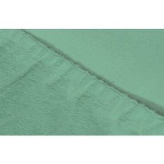 Простыня Ecotex махровая на резинке 90х200х20 см (ПРМ09 ментоловый)