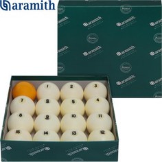 Шары Aramith Premier d68 мм желтый биток