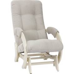 Кресло-качалка глайдер Мебель Импэкс МИ модель 68 дуб шампань, Verona light grey