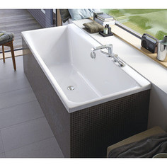 Акриловая ванна Duravit P3 Comforts 170x75 с ножками, левая (700375000000000+790100000000000)