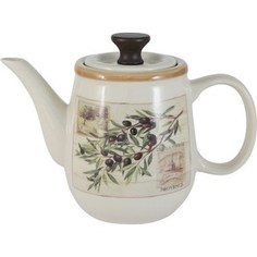 Заварочный чайник 1.0 л LF Ceramic Оливки (LF-280F9476-AL)