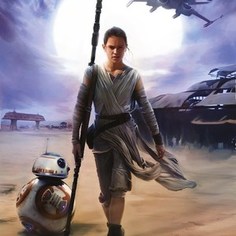 Фотообои Star Wars STAR WARS Rey (1,84х2,54 м)