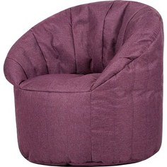 Бескаркасное кресло Папа Пуф Club chair purple dream