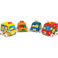 Игрушка KS Kids Машинки мягкие с инерционным механизмом KA459