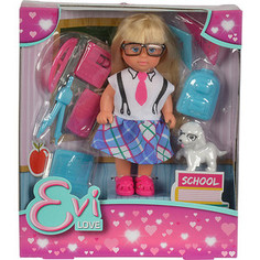 Кукла Simba Еви и школьные принадлежности