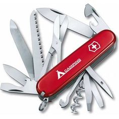 Нож перочинный Victorinox Ranger 1.3763.71 (91мм, 21 функция красный с логотипом camping)