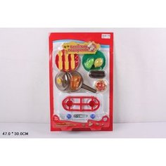 Игровой набор Play Smart кухонные принадлежности и муляжи Веселый поваренок (Р41451)