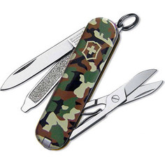 Нож перочинный Victorinox Classic 0.6223.94 (58мм 7 функций, рукоять дизайна Камуфляж)